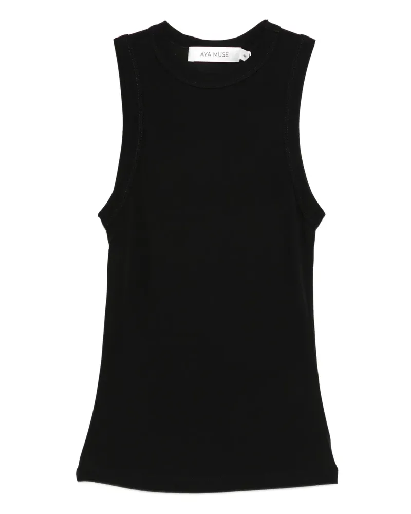 Aya Muse Klassisches Trägershirt - Schwarz Schwarz