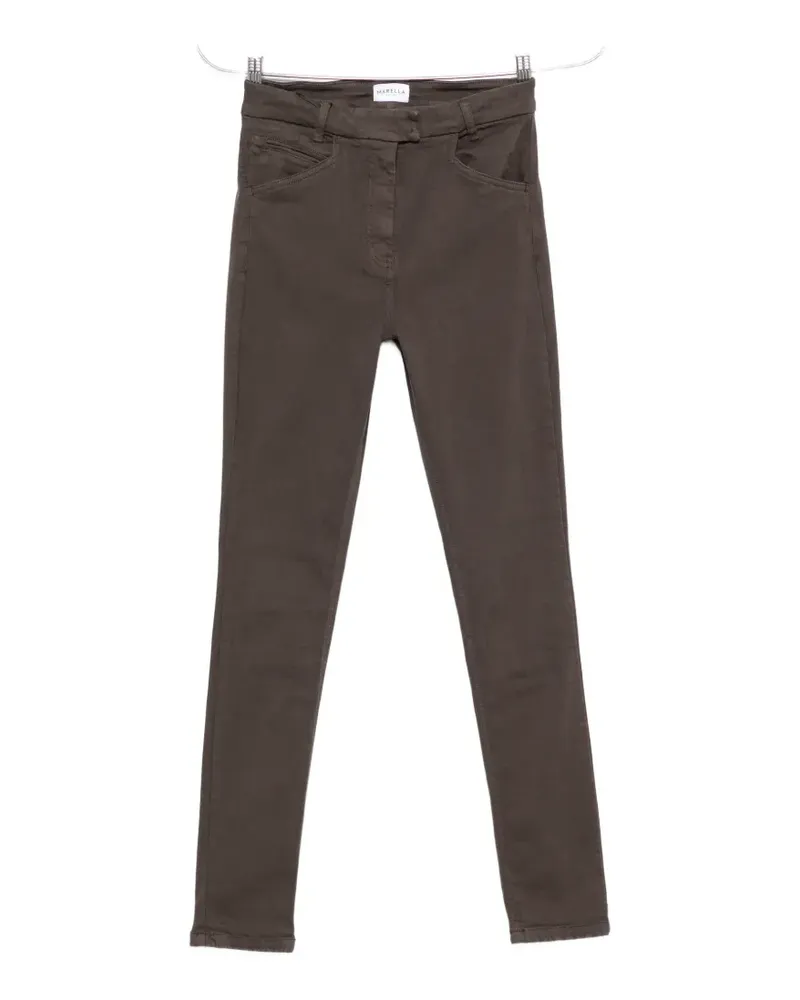MARELLA Mlscondor belt-loop trousers - Braun Braun