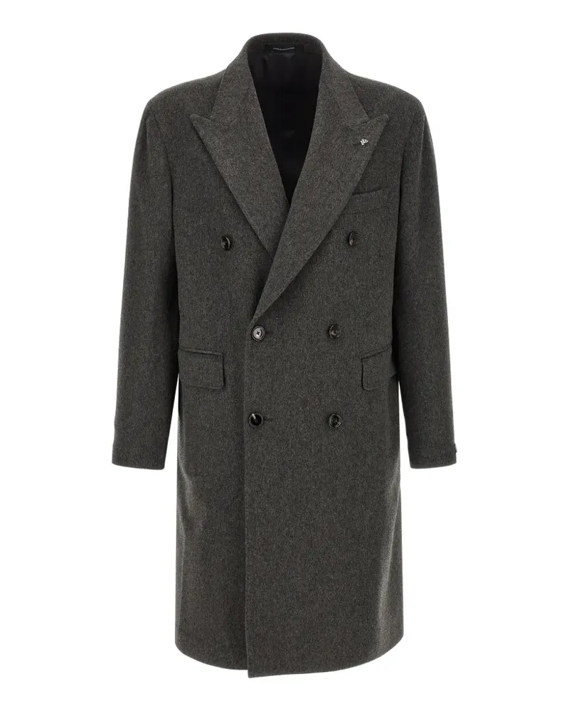 Tagliatore Londra double-breasted coat - Grau Grau