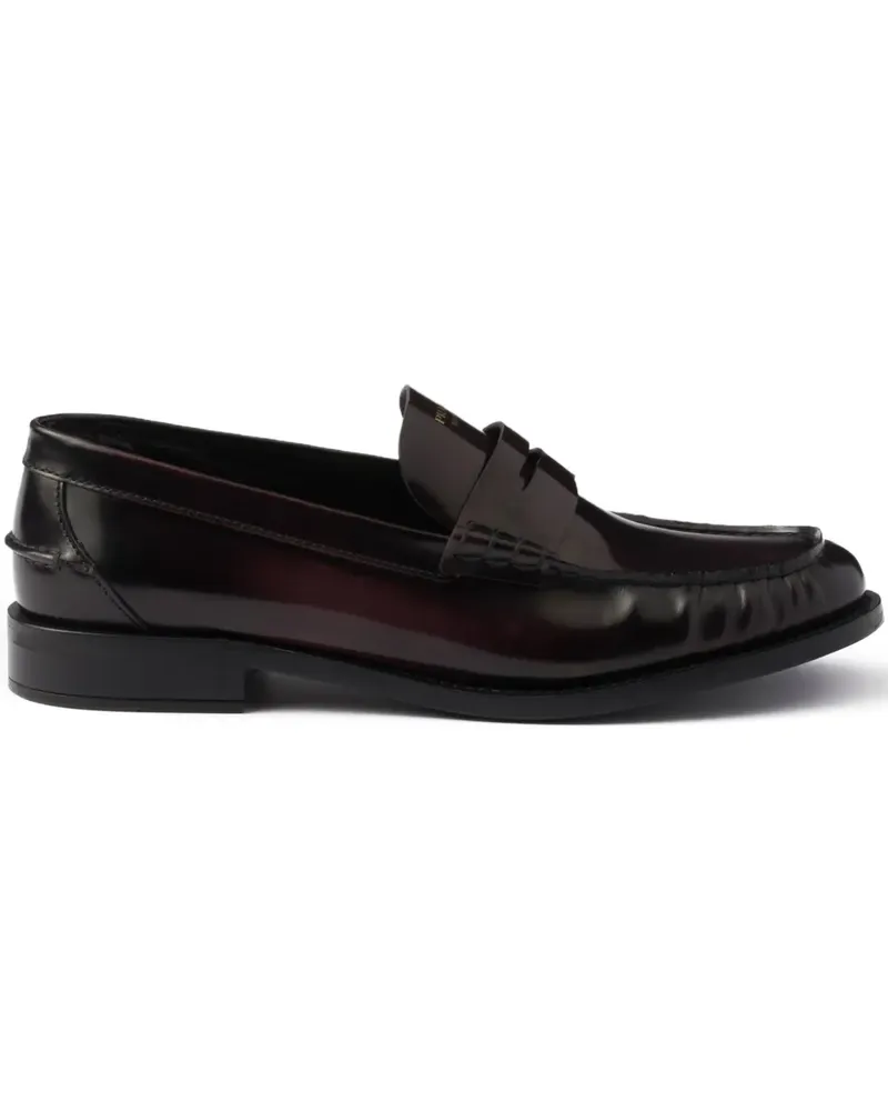 Prada Klassische Loafer - Rot Rot