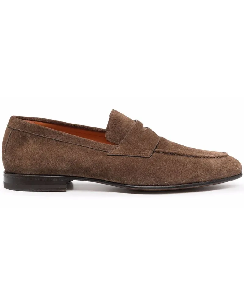 Santoni Klassische Penny-Loafer - Braun Braun