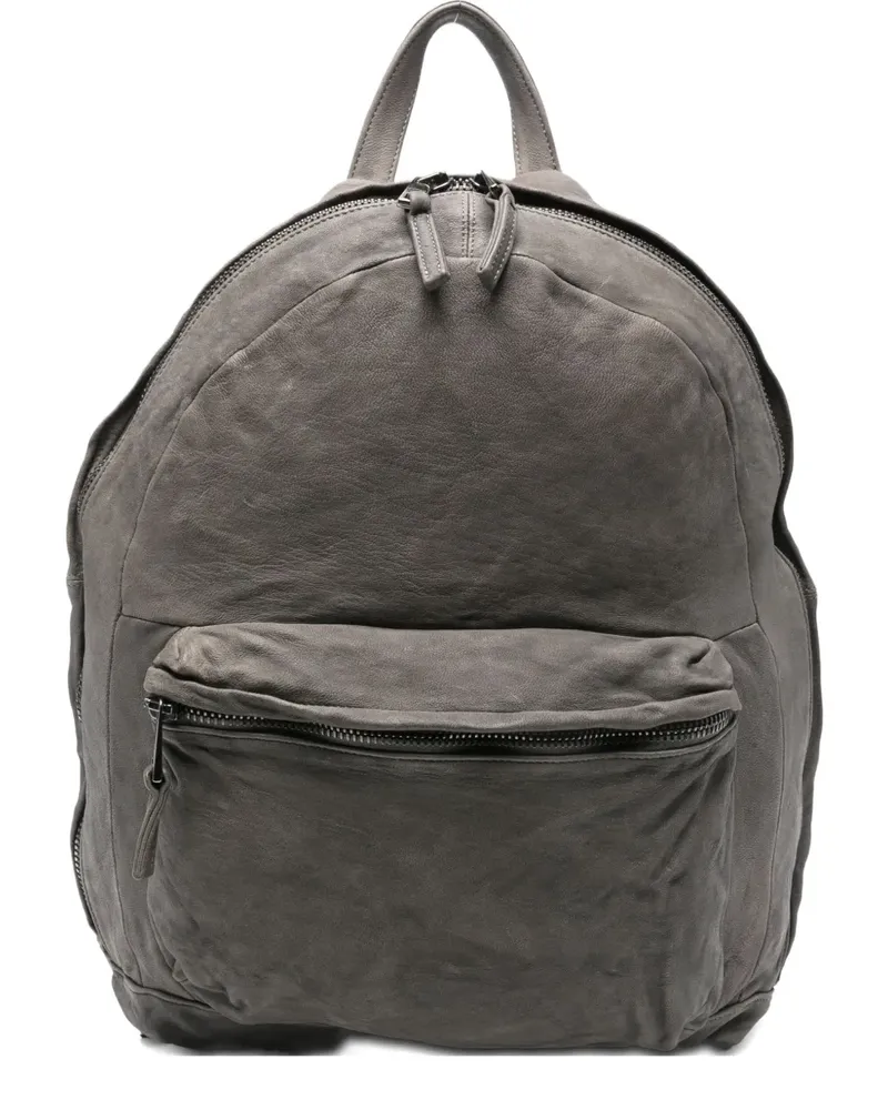 Giorgio Brato Rucksack aus Leder - Grau Grau
