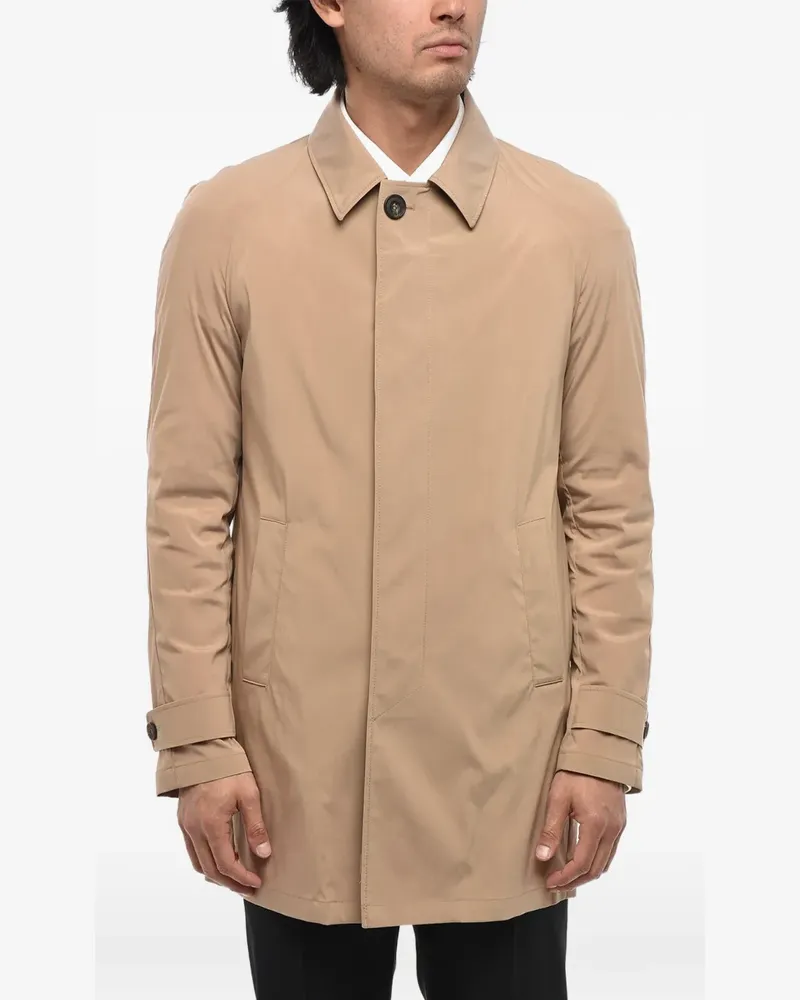 Corneliani raglan-sleeve coat - Nude Nude
