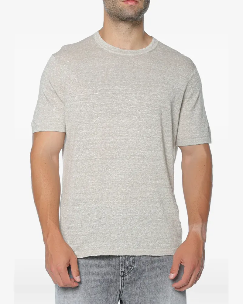 Michael Kors Mouline T-Shirt aus Jersey - Grau Grau