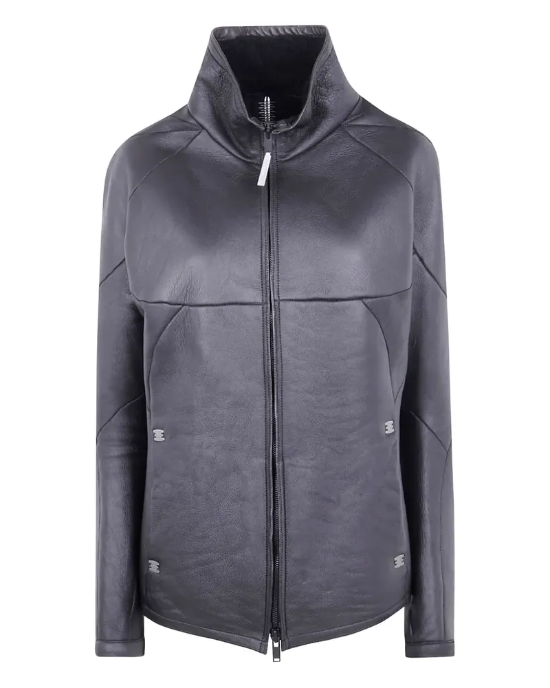 Isaac Sellam Lederjacke mit Reißverschluss - Schwarz Schwarz