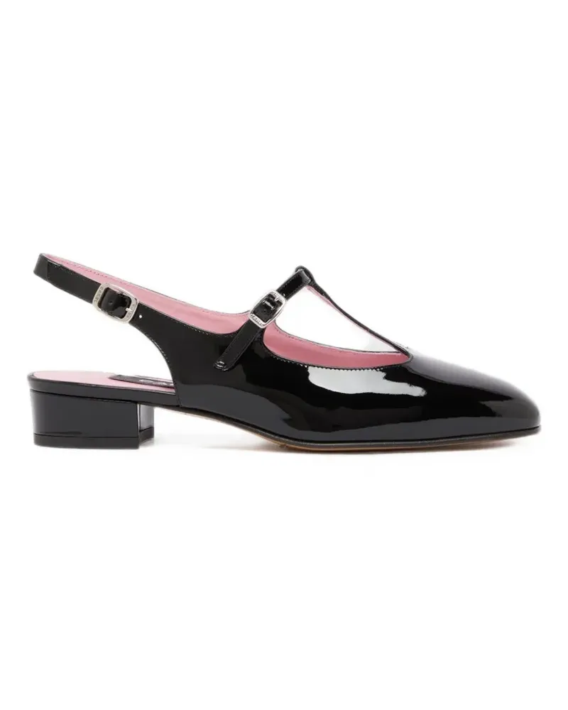Carel Prune Pumps mit T-Riemen - Schwarz Schwarz