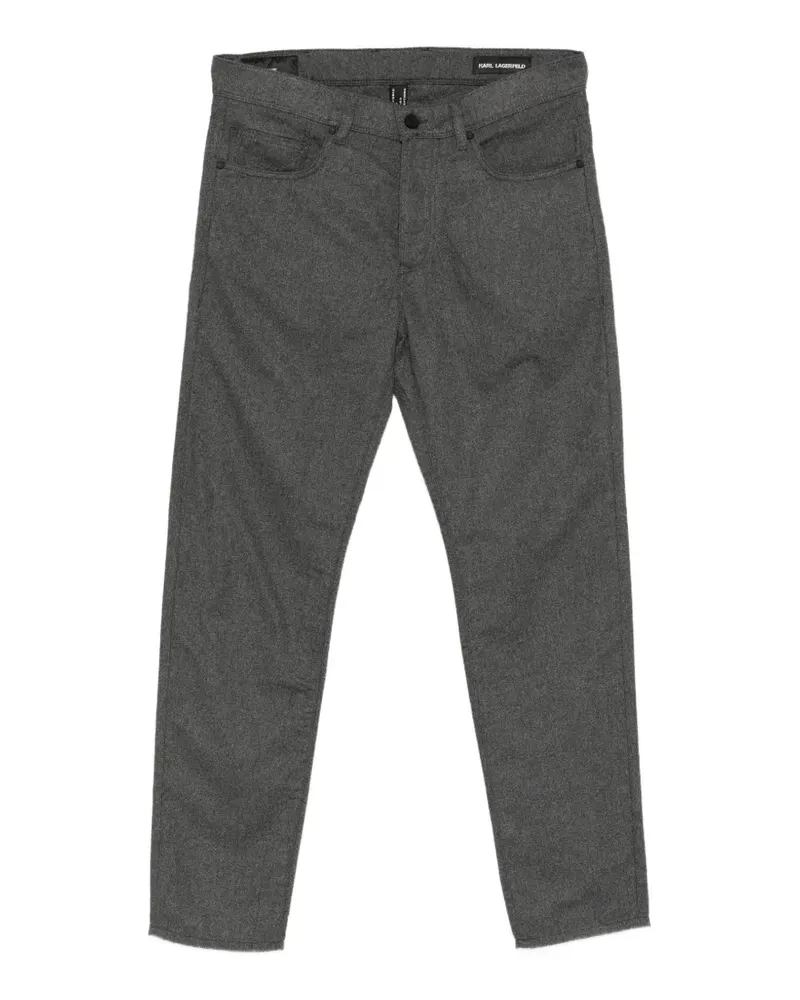 Karl Lagerfeld KL-Jim Hose im Five-Pocket-Design - Grau Grau