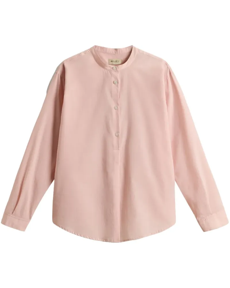 Woolrich Henley-Hemd - Rosa Rosa