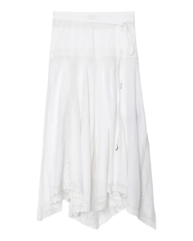 Zadig & Voltaire Jetro asymmetric skirt - Weiß Weiß