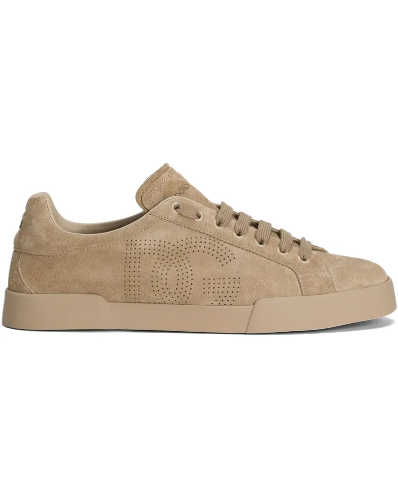 Dolce & Gabbana Portofino Sneakers - Nude Nude