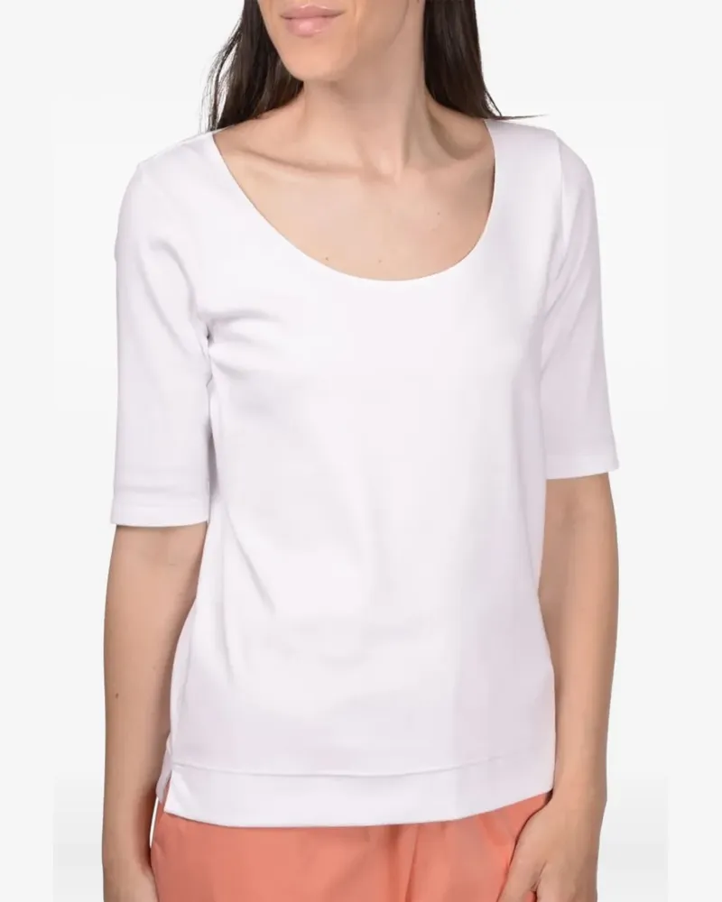 Gran Sasso Oberteil mit weitem Kragen - Rosa Rosa