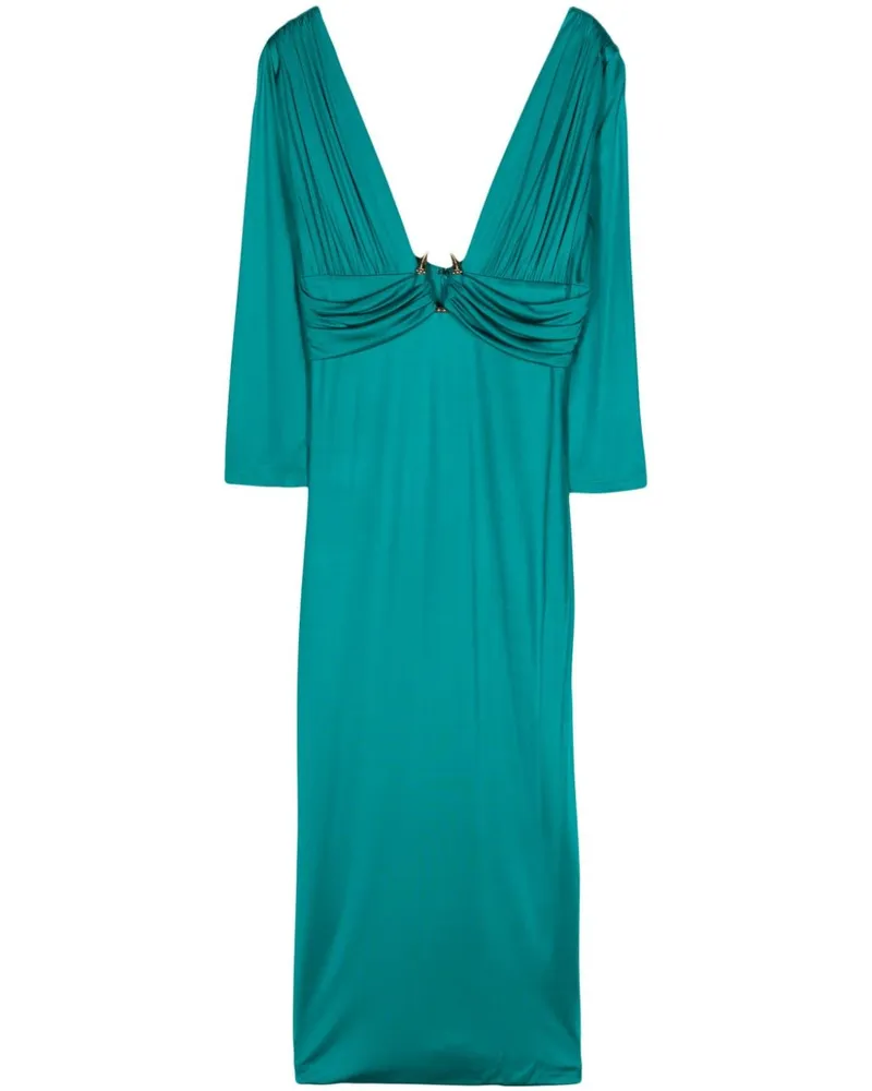 Roberto Cavalli Drapiertes Kleid - Blau Blau
