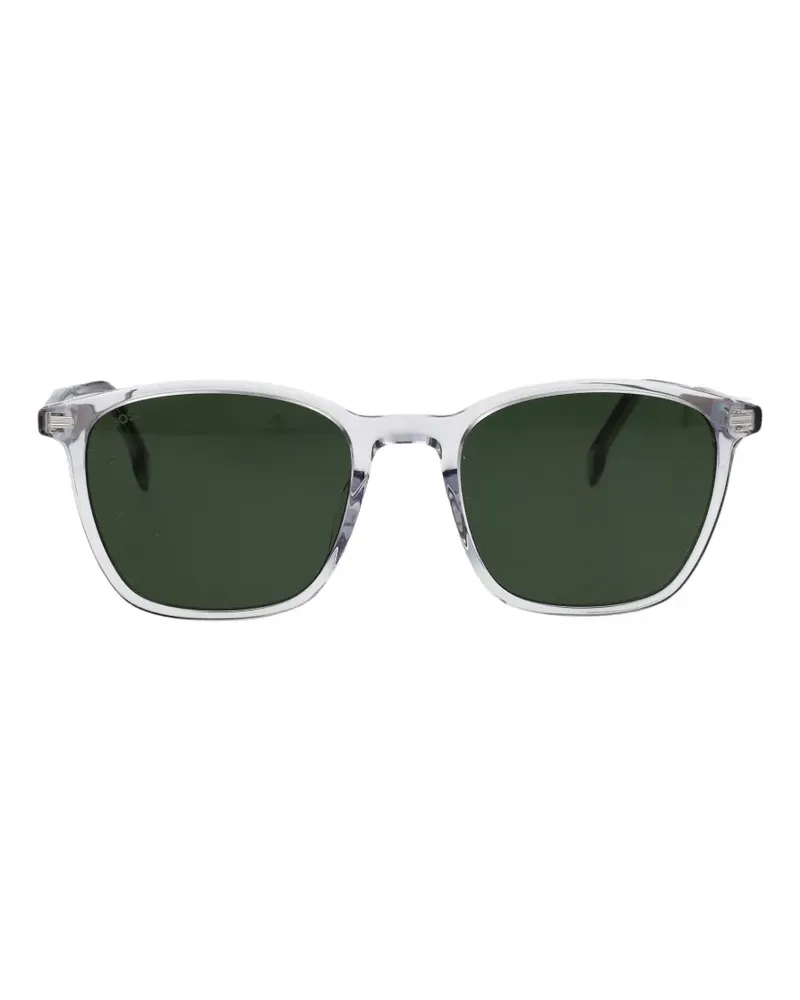 HUGO BOSS temple logo square-frame sunglasses - Grau Grau
