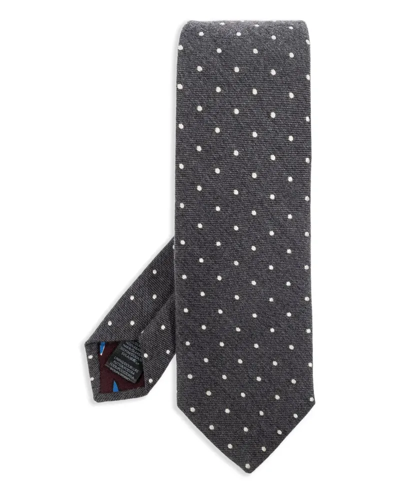 Paul Smith Gepunktete Krawatte - Grau Grau