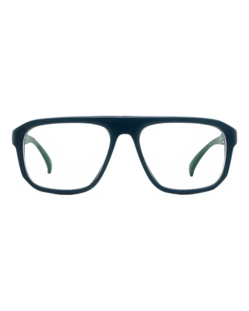 Mykita Eckige Brille mit strukturiertem Finish - Blau Blau