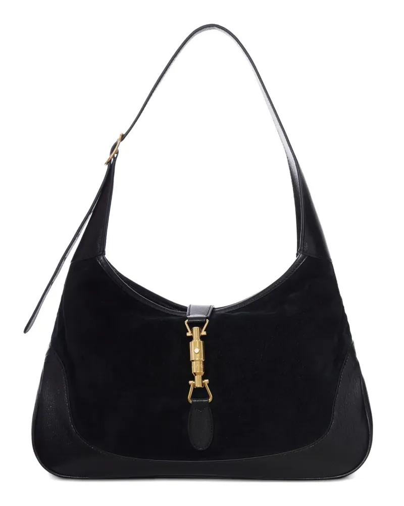 Gucci Jackie 1961 suede shoulder bag - Schwarz Schwarz