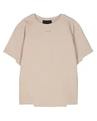 Heliot Emil T-Shirt mit rundem Ausschnitt Nude