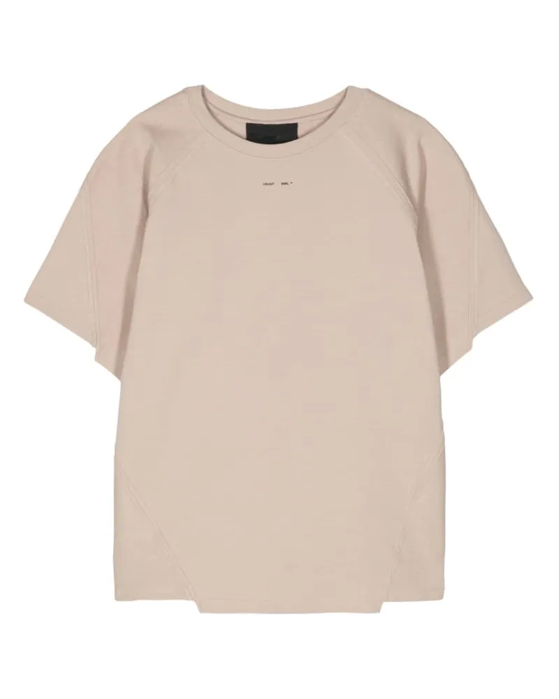 Heliot Emil T-Shirt mit rundem Ausschnitt Nude