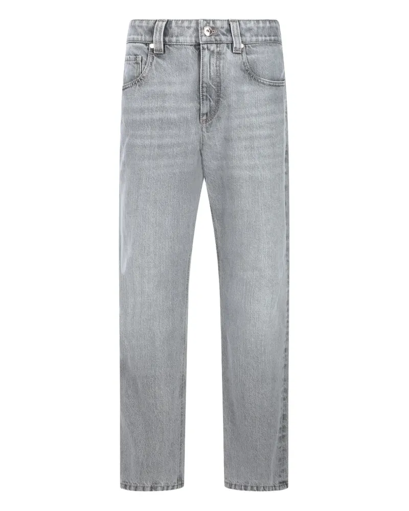 Brunello Cucinelli Five-Pocket-Jeans - Grau Grau