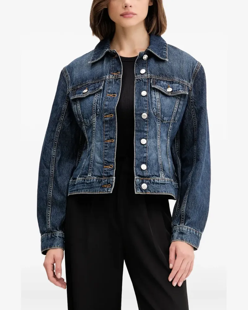 HUGO BOSS buttoned pocket denim jacket - Blau Blau