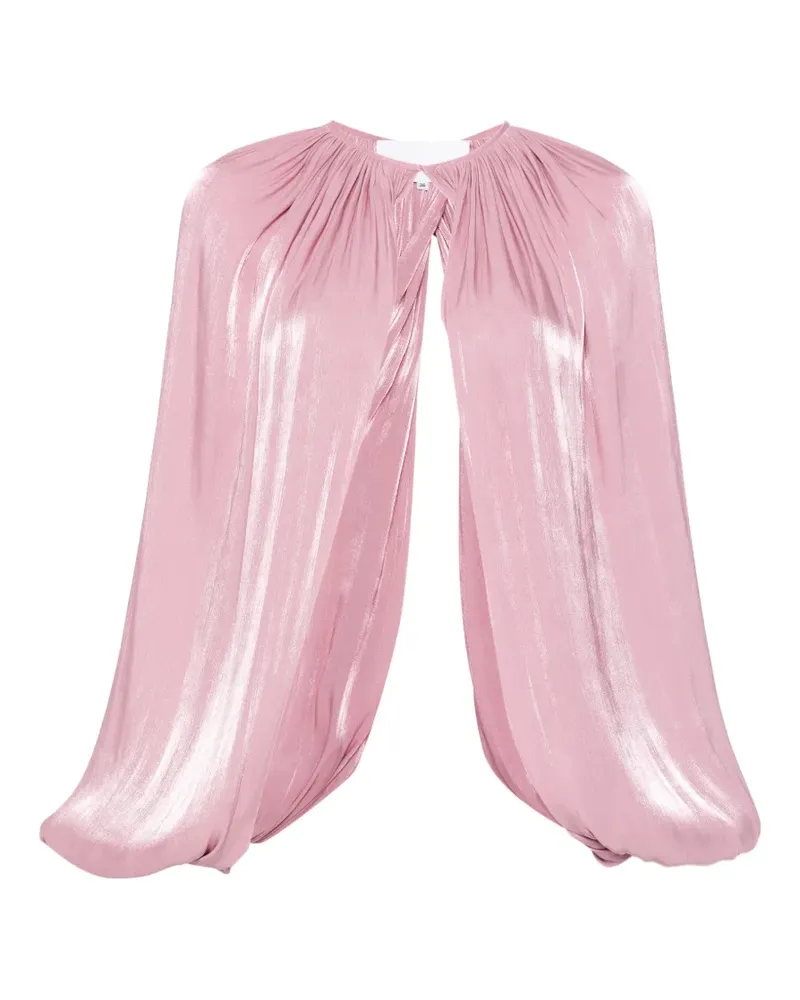 COSTARELLOS draped gathered jacket - Violett Violett