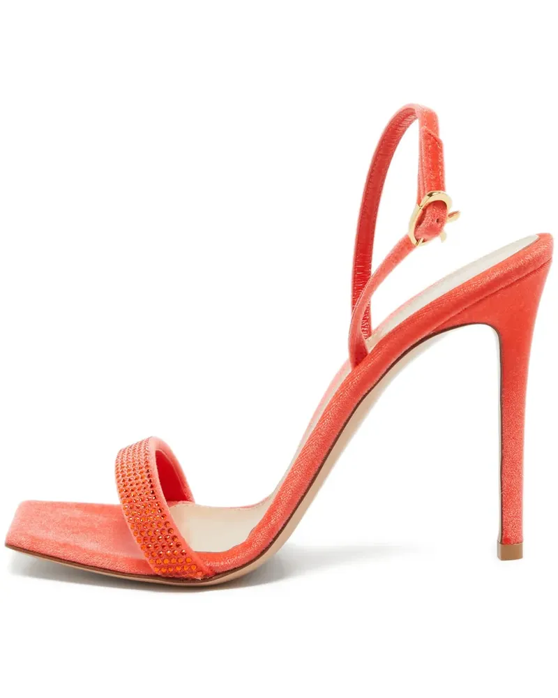 Gianvito Rossi Pre-owned Britney Riemensandalen 110mm - Rot Rot