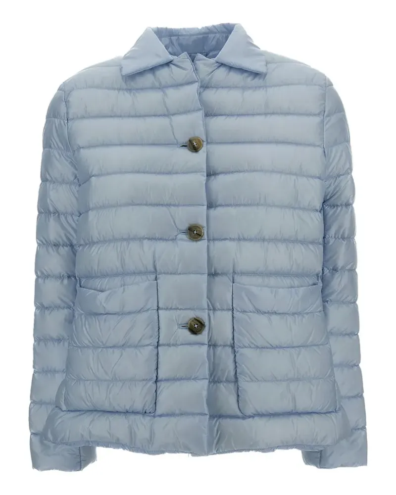 Herno Gesteppte Jacke mit Knöpfen - Blau Blau