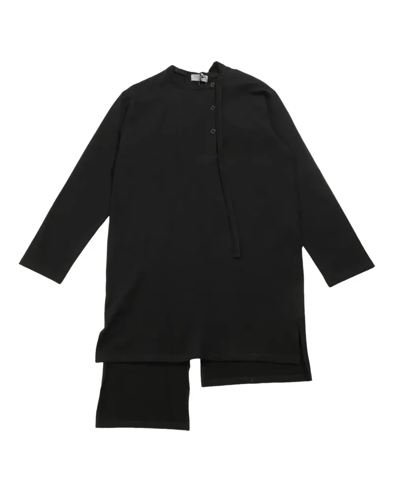 Yohji Yamamoto cotton T-shirt - Schwarz Schwarz