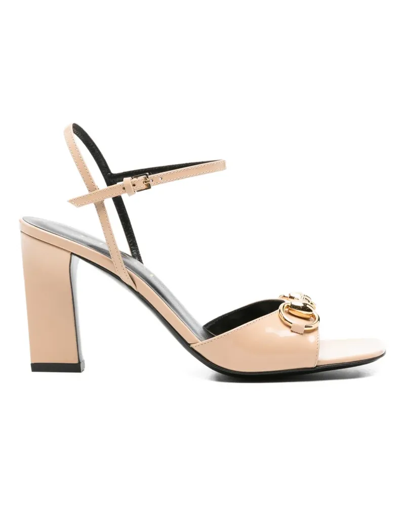Gucci Sandalen mit Horsebit-Detail - Nude Nude