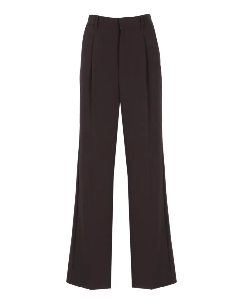 ANDAMANE pleated wide-leg trousers - Rot Rot