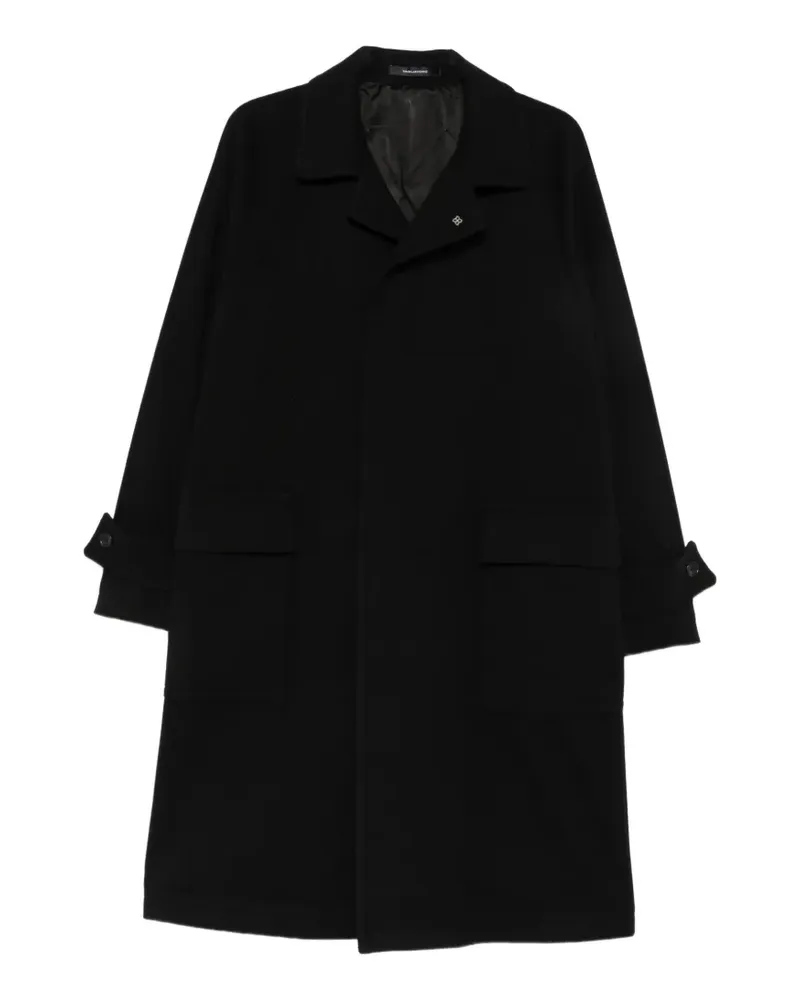 Tagliatore buttoned-cuff coat - Schwarz Schwarz
