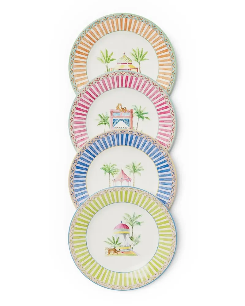 Lisa Corti Sariska Dessertteller (4er-Set) - Grün Grün