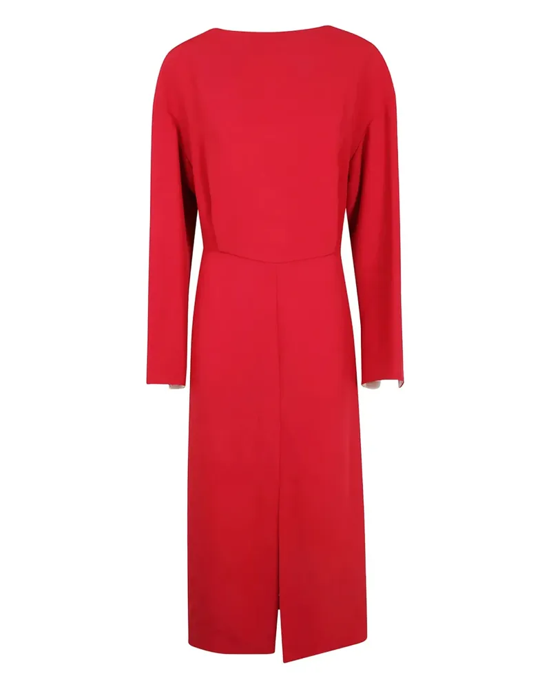 Carven Midikleid mit langen Ärmeln - Rot Rot