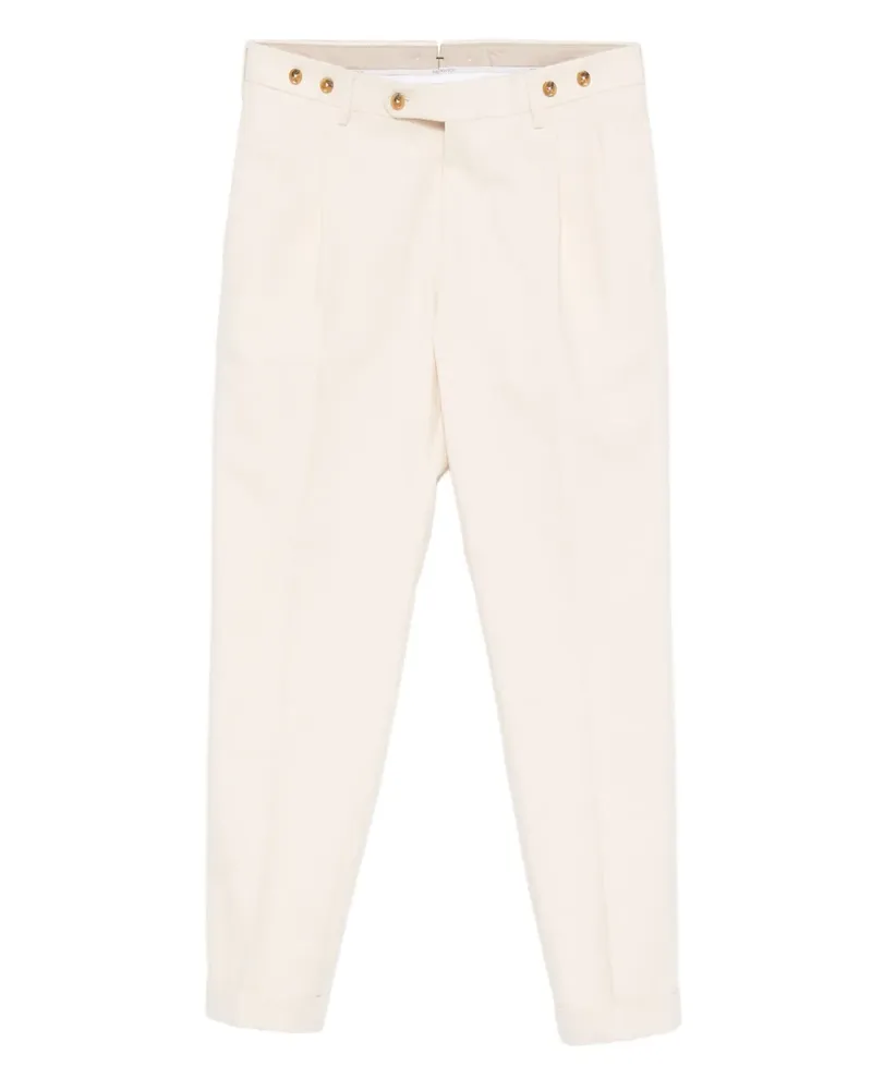 Berwich Barber Hose mit Falten - Nude Nude