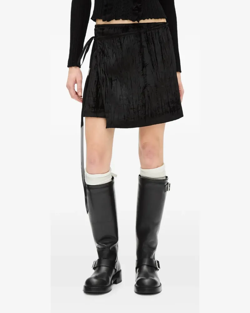 Ann Demeulemeester Jolien midi skirt - Schwarz Schwarz