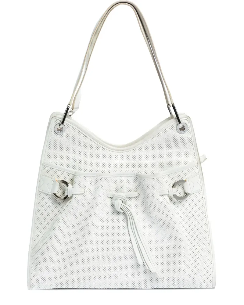 Lancel Shopper mit Kordelzug - Weiß Weiß