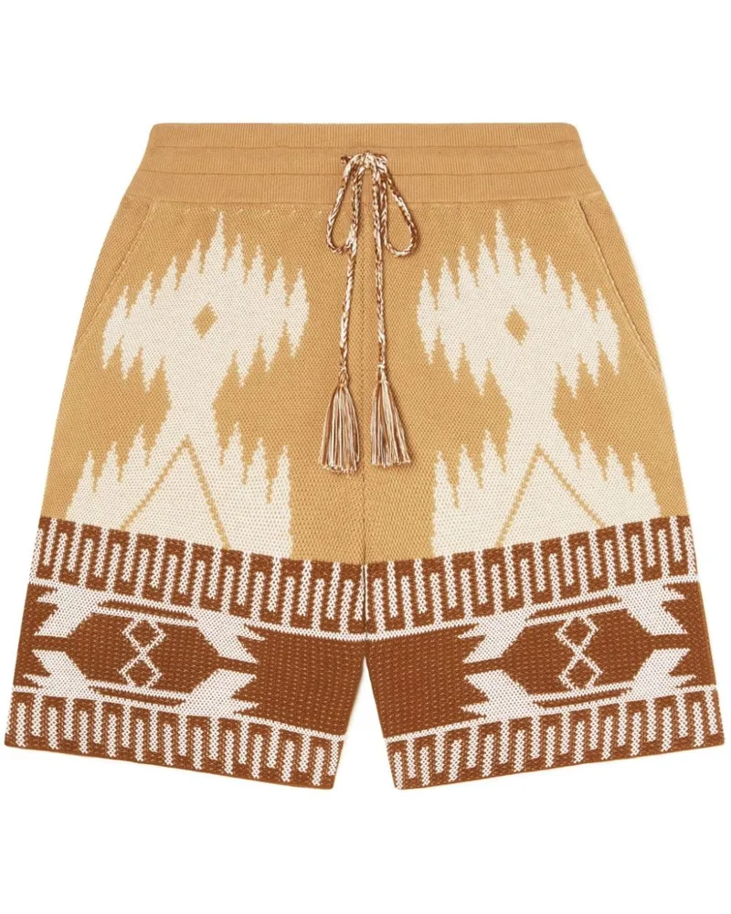 Alanui Icon Piquet Bermudas Nude