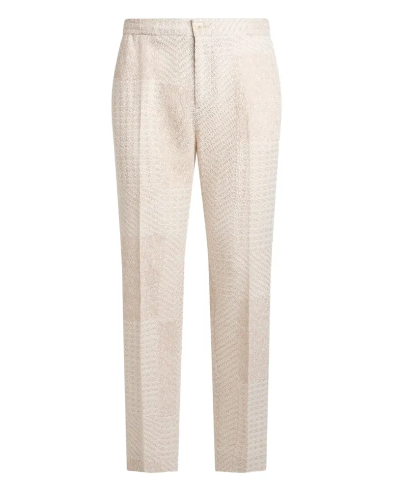 Etro Strukturierte Hose - Nude Nude