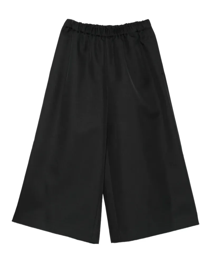 Comme des Garçons Weite Hose mit elastischem Bund - Schwarz Schwarz