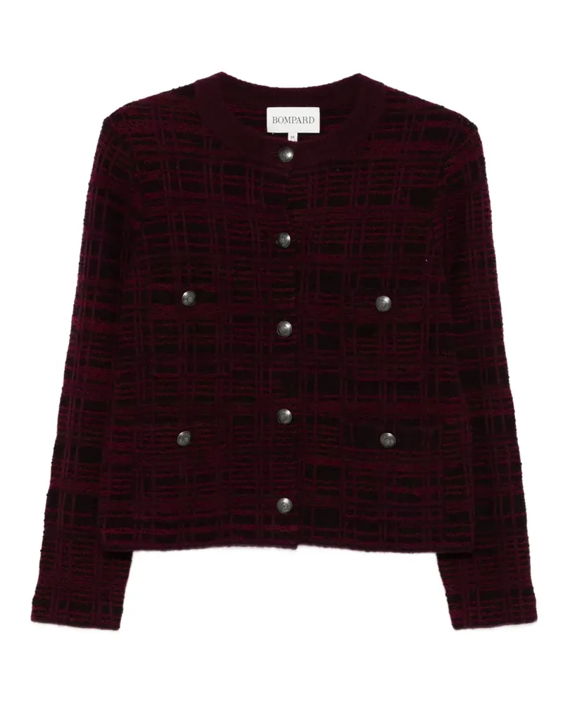 Eric Bompard Tweed-Jacke mit Jacquard - Violett Violett