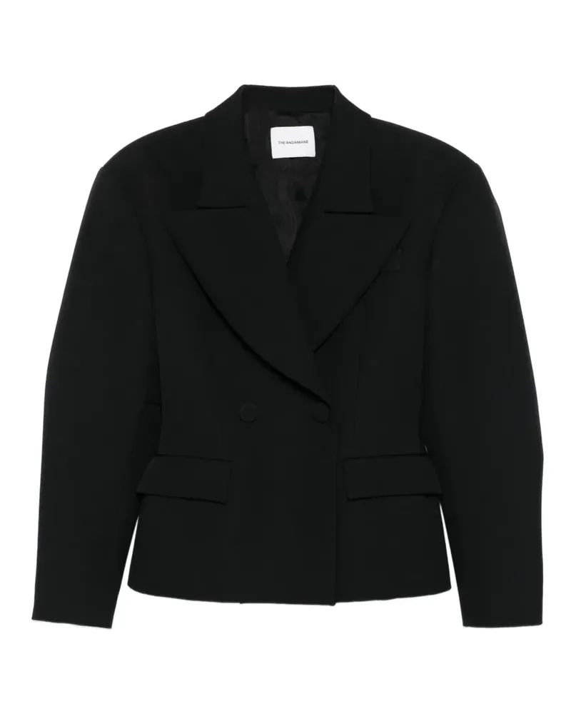ANDAMANE Doppelreihiger Blazer - Schwarz Schwarz