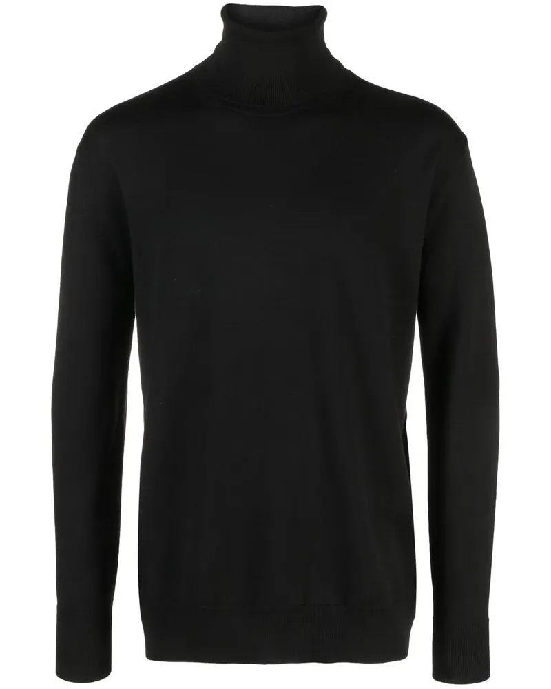 Jil Sander Pullover mit Stehkragen - Schwarz Schwarz