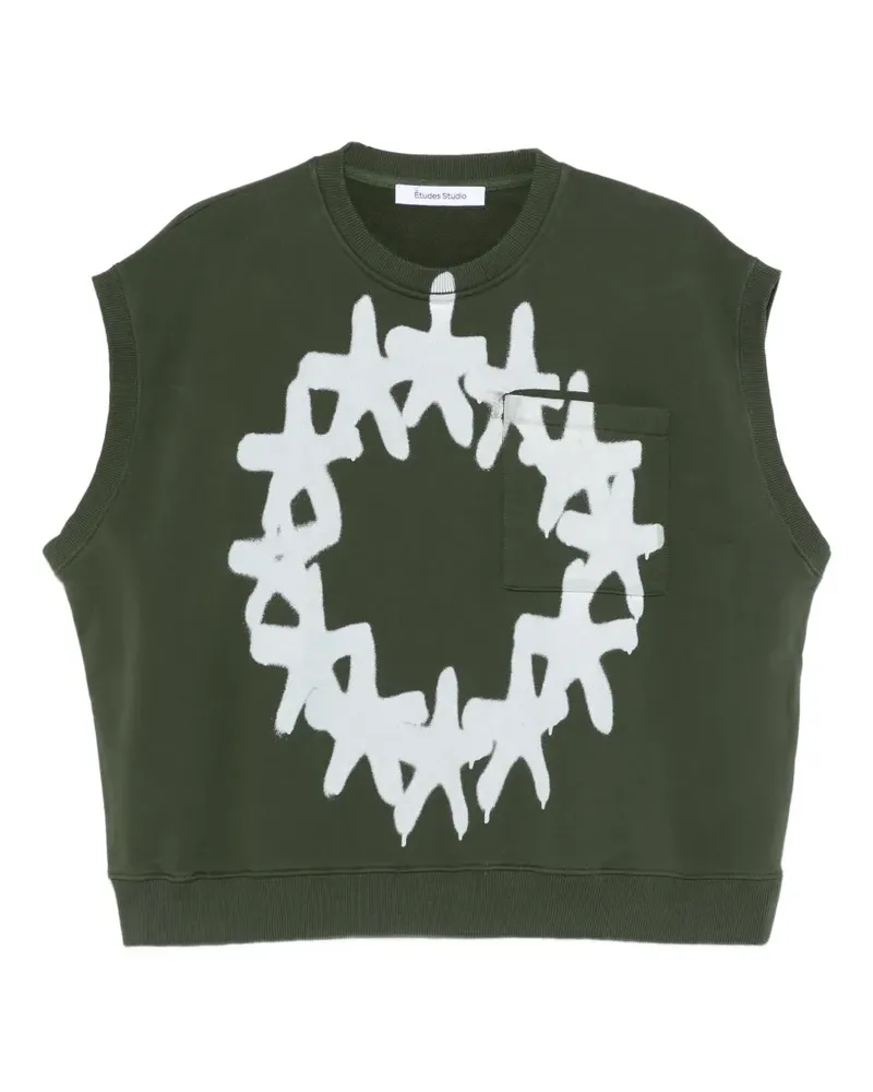 Études Studio Europa sleeveless sweatshirt - Grün Grün