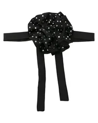 ATU Body Couture x Rue Ra Choker mit Blumen-Applikation Schwarz