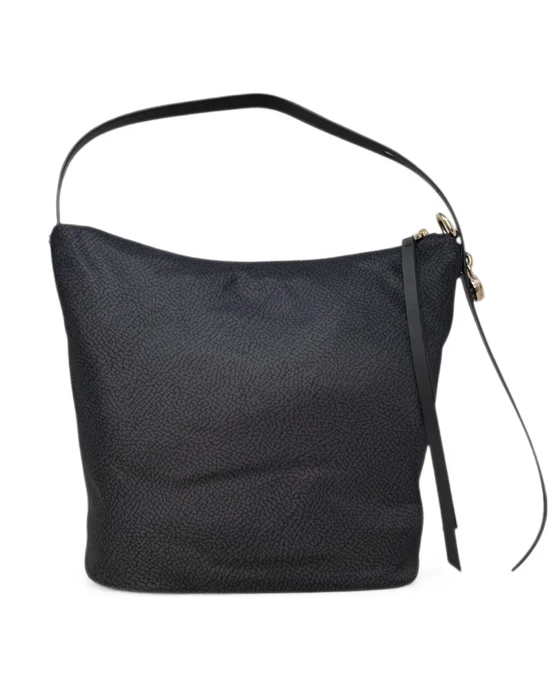 Borbonese medium Prive O.P. print shoulder bag - Grau Grau