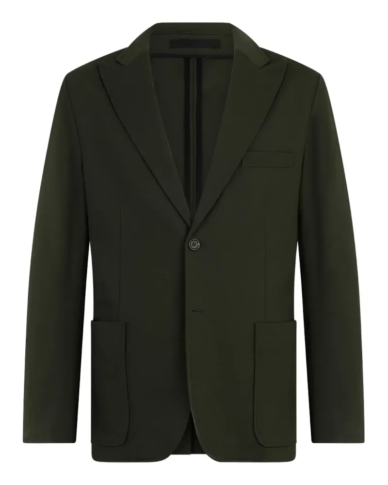 Paolo Pecora Milano notch-lapel single-breasted blazer - Grün Grün