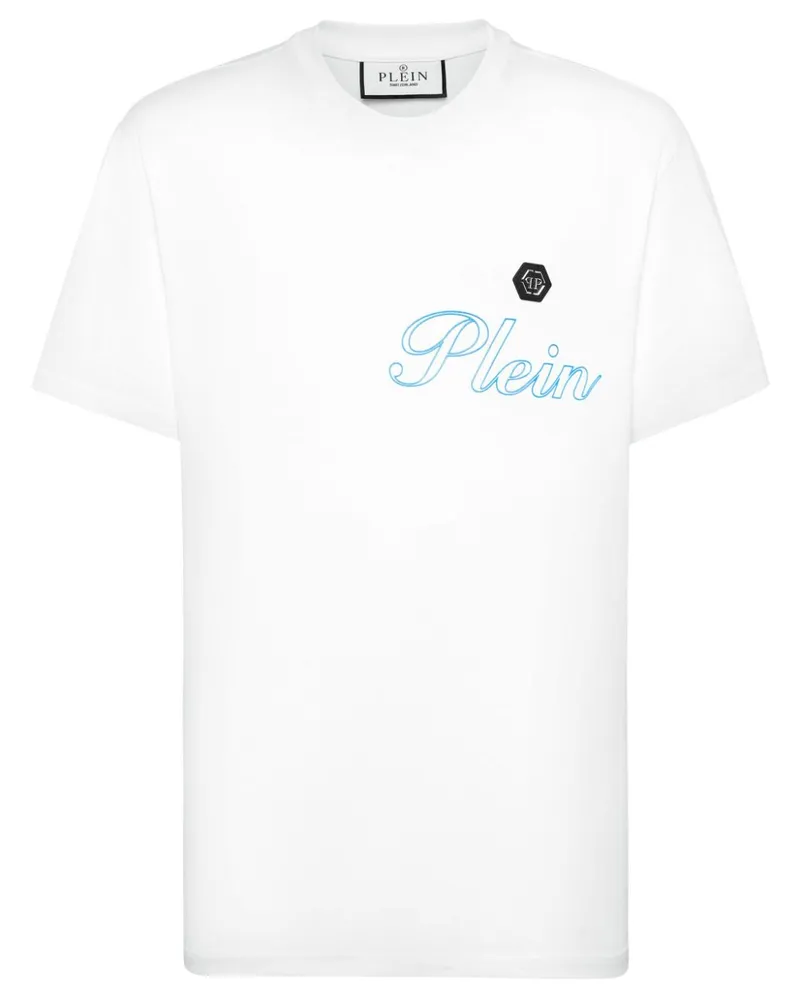 Philipp Plein T-Shirt mit Logo-Print - Weiß Weiß