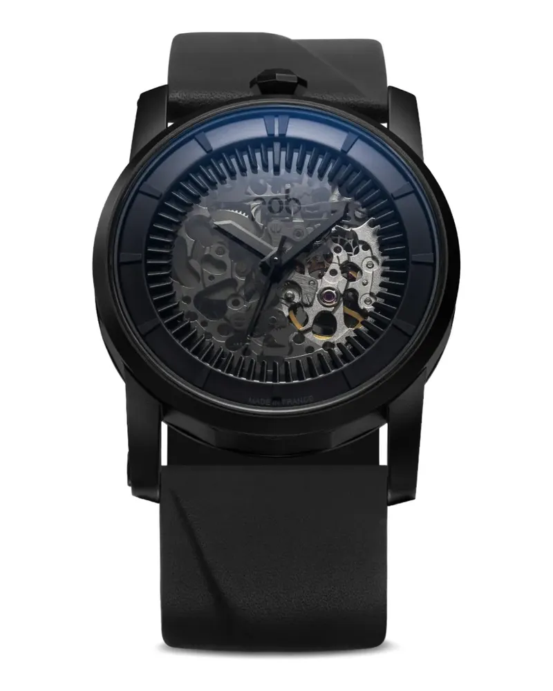 fob Paris R413 Matte 41mm watch - Schwarz Schwarz