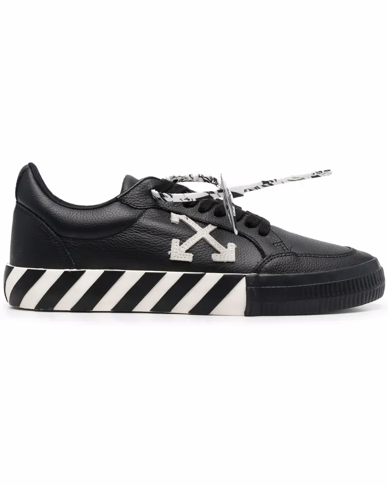 OFF-WHITE Low Vulcanised Sneakers - Schwarz Schwarz