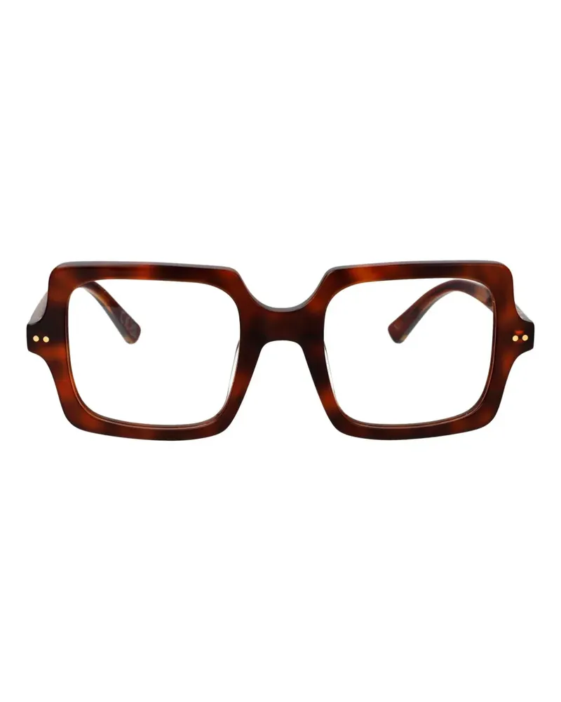Marni Brille mit Logo-Gravur - Braun Braun